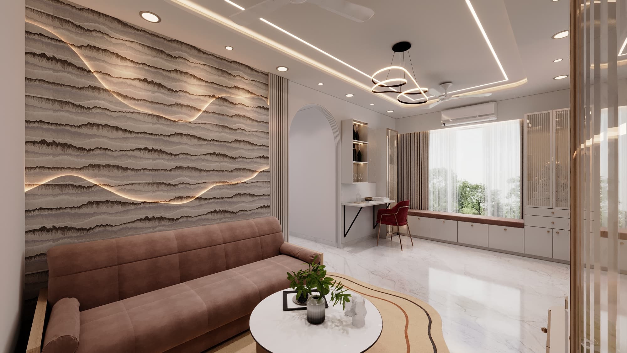 Living room design